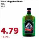 Allahindlus - Pirita kange ürdiliköör 40% 35 cl