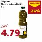 Allahindlus - Deguste Ekstra-neitsioliiviõli 1 L