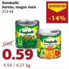 Bonduelle hernes, magus mais 212 ml