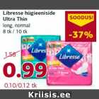 Allahindlus - Libresse hügieeniside
Ultra Thin