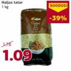 Allahindlus - Haljas tatar
1 kg