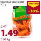 Allahindlus - Saaremaa Saare viiner
500 g