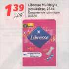 Allahindlus - Libresse Multistyle
pesukaitse, 28 tk