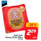 Allahindlus - Eesti Juust
Estover, 25,2%, 400 g