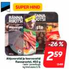 Ahjuvorstid ja toorvorstid
Rannarootsi, 450 g