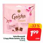 Vahvlikommid
Crispy Minis Geisha, 120 g