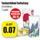 Allahindlus - Taskurätikud Soft&Easy