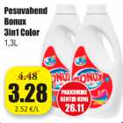 Allahindlus - Pesuvahend Bonux 3in1 Color 1,3 L