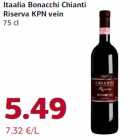 Allahindlus - Itaalia Bonacchi Chianti
Riserva KPN vein
75 cl