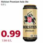 Allahindlus - Holsten Premium hele õlu
0,5 L