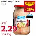 Allahindlus - Salvest Mulgi kapsad
900 g