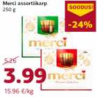 Allahindlus - Merci assortiikarp
250 g