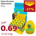 Allahindlus - Kalev Draakon
üllatusmuna
20 g