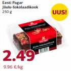 Allahindlus - Eesti Pagar
Jõulu-šokolaadikook
250 g