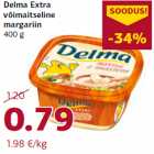 Allahindlus - Delma Extra
võimaitseline
margariin
400 g