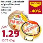 Allahindlus - President Camembert
valgehallitusjuust