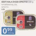 Allahindlus - EESTI KALA EV100 SPROTID 100 G