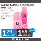 FA PINK PASSION DEODORANT NAISTELE