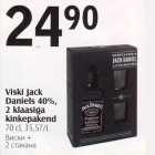 Viski Jack Daniels 40%, 2 klassiga kinkepakend, 70 cl