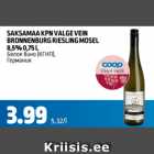 SAKSAMAA KPN VALGE VEIN BRONNENBURG RIESLING MOSEL