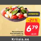 Mozzarellasalat
Rimi kokkadelt, kg
