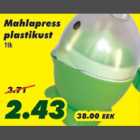 Allahindlus - Mahlapress plastikust