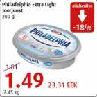 Allahindlus - Philadelphia Extra Light toorjuus