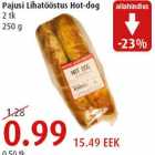 Allahindlus - Pajusi Lihatööstus Hot-dog