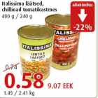 Italissima läätsed,chillioad tomatikastmes