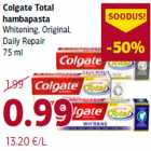 Allahindlus - Colgate Total
hambapasta
