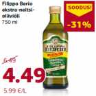 Allahindlus - Filippo Berio
ekstra-neitsioliiviõli
750 ml