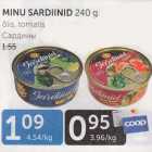 MINU SARDIINID 240 G