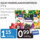 KALEV MARMELAADIKOMPVEKID 175 G