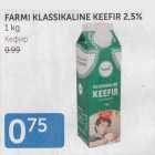 FARMI KLASSIKALINE KEEFIR 2,5%, 1 KG