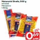 Allahindlus - Makaronid Divella, 500 g
