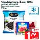 Külmutatud marjad Bauer, 300 g

