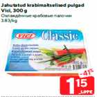 Allahindlus - Jahutatud krabimaitselised pulgad
Vici, 300 g
