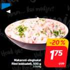 Allahindlus - Makaroni-singisalat
Rimi kokkadelt, 500 g