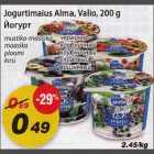 Allahindlus - Jogurtimaius Alma, Valio, 200 g, mustika-maasika, maasika, ploomi, kirsi