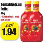 Allahindlus - Tomatiketšup
Felix
1kg