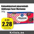 Allahindlus - Kakaoküpsised piparmünditäidisega Fazer Marianne 345 g