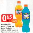 Allahindlus - Karastusjook
Fanta Orange või
Fanta Shokata