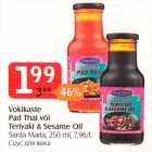 Allahindlus - Vokikaste
Pad Thai või
Teriyaki & Sesame Oil