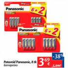 Patareid Panasonic, 8 tk