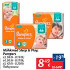 Mähkmed - Mähkmed Sleep & Play, Pampers