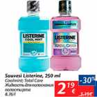 Allahindlus - Suuvesi Listerine, 250 ml