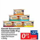 Allahindlus - Kasside konservsööt Gourmet Gold, 85 g