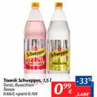 Allahindlus - Toonik Schweppes, 1,5 l