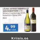 LÕUNA-AAFRIKA VABARIIGI GT VEIN ROBERTSON 0,75 L