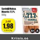 Sardell Maks&Moorits 77,7%, 500 g